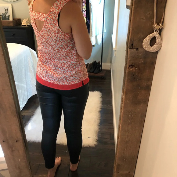 Anthropologie Skies are Blue top crochet detail - Picture 5 of 8